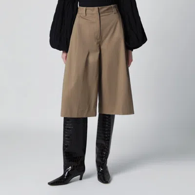 The Latest Cognac Cotton Dakota Bermuda Shorts In Green