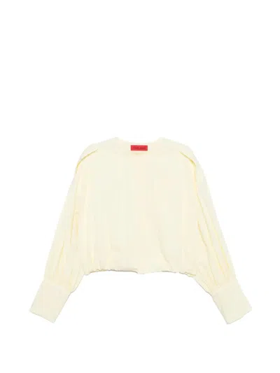 The Latest Cropped Long-sleeve Top In Yellow