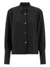 The Latest Black Long-sleeved Shirt With Classic Collar In Gray