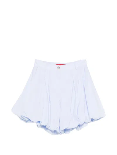 The Latest Dafne Pleated Shorts In Blue