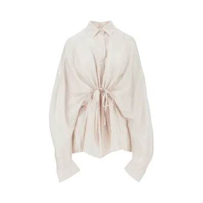 The Latest 'dalida' Muslin Shirt In White