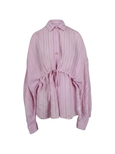The Latest Dalida Striped Shirt In Purple
