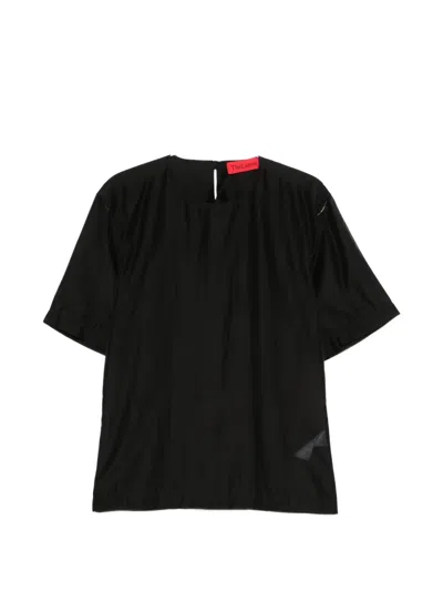 The Latest Dean Short-sleeve Blouse In Black