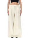 The Latest Deva Cotton Tailored Pants In Neutral