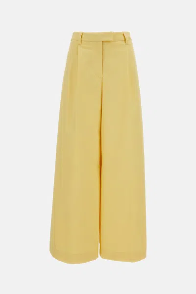 The Latest Deva Gabardina Trousers In Yellow