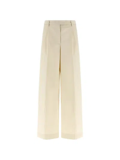 The Latest Deva Cotton Tailored Pants In Neutral
