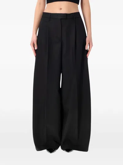 The Latest Deva Pleated Trousers In Black