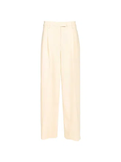 The Latest Deva Wide Leg Pleated Palazzo Pants In Neutral