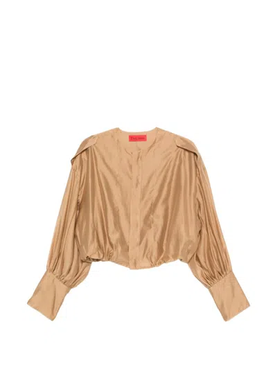 The Latest Diana Crewneck Blouse In Brown