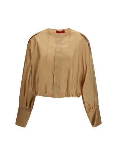 The Latest Diana Lightweight Muslin Shirt In Green