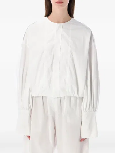 The Latest Diana Long-sleeve Blouse In White