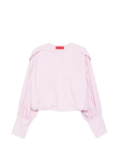 The Latest Diana Shoulder-panelled Top In Pink