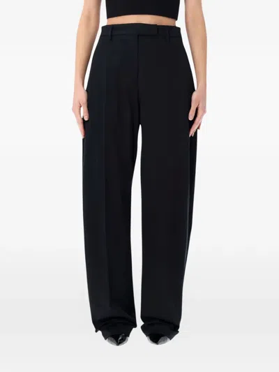 The Latest Dina Belt-loop Trousers In Black
