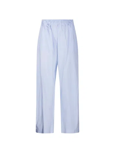 The Latest Dora Elasticated Trousers In Blue