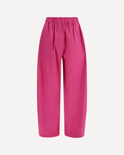 The Latest Multicolor Lyocell Casual Pants In Pink