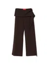 The Latest Drape Trousers In Brown