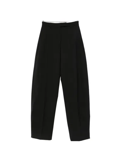 The Latest E-dina High-waist Tailored Trousers In Black