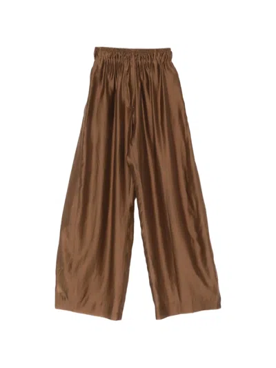 The Latest Elastic-waist Trousers In Brown