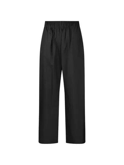 The Latest Elasticated Pleated Trousers In Black