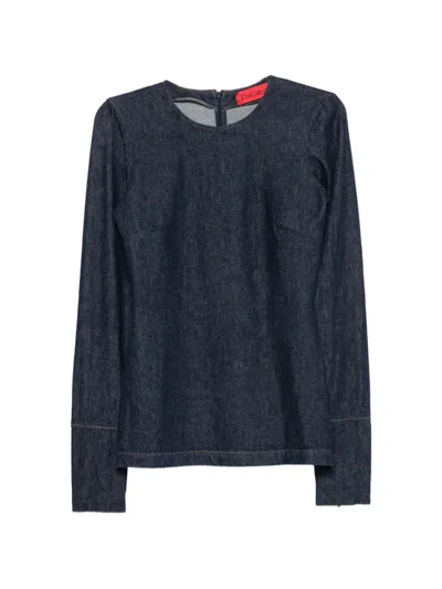 The Latest Elisa Round-neck Long-sleeved Top In Multi