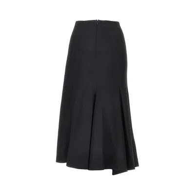The Latest 'erika' Flannel Midi Skirt In Black
