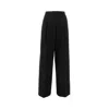 The Latest Billie Lightweight Poplin Trousers Black In Black