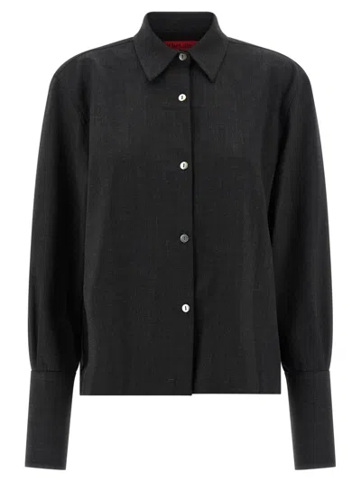 THE LATEST GREY MLANGE SHIRT