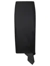 The Latest High-waisted Cotton Midi Skirt