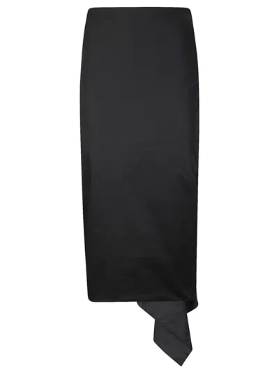 THE LATEST THE LATEST HIGH-WAISTED COTTON MIDI SKIRT