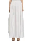 The Latest Skirt Woman In White