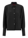 The Latest Black Long-sleeved Shirt With Classic Collar In Black