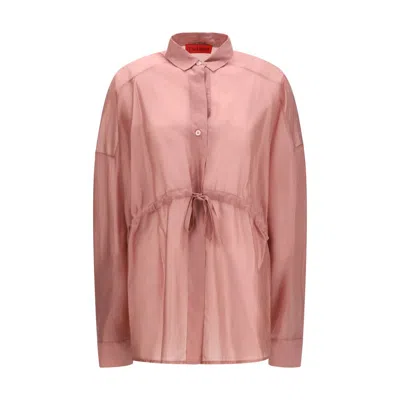 The Latest Multicolor Lyocell Shirt In Pink