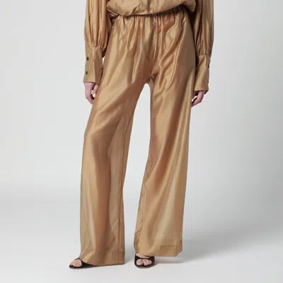 The Latest Nude Lightweight Muslin Dora Trousers In Brown