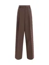 The Latest Pleated Pants In Brown
