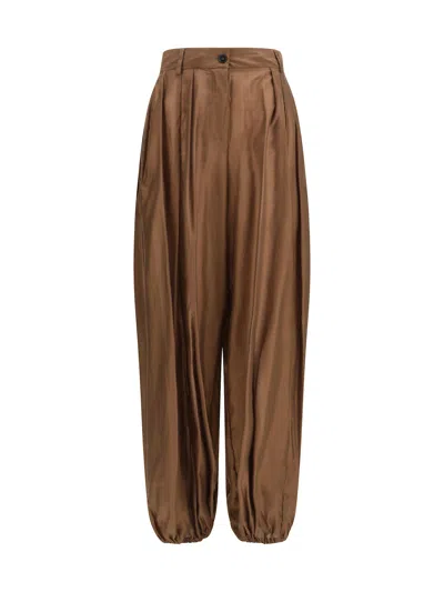 The Latest Pants In Lightweight Muslin In Brown