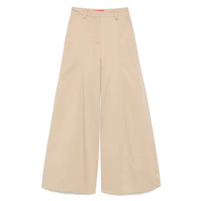 The Latest Alma Gabardine Trousers In Beige