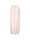 The Latest Pinstripe-pattern Elasticated-cuff Trousers In Multi
