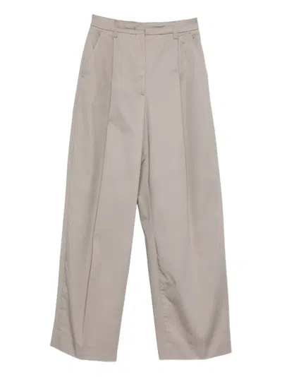 The Latest Pleated-front Trousers In Brown