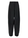 The Latest Tailored Wide Trousers With Pleats In Black