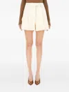 The Latest White Solid Shorts In Neutral