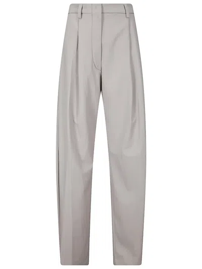 The Latest Pleated Tailored Trousers In Gray