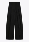 The Latest Billie Trousers In Black Cotton In Black