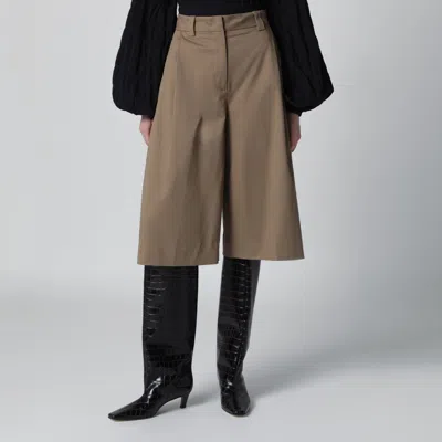 The Latest Shorts Thelatest Woman Color Dove Grey In Gray