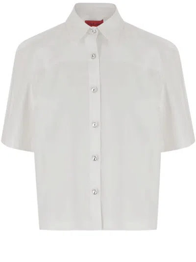 The Latest Short-sleeve Cotton Shirt With Classic Collar