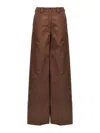 The Latest Thelatest 'alma' Pants In Brown