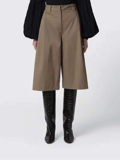 The Latest Shorts Thelatest Woman Color Dove Grey In Gray