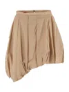 The Latest Skirt Woman In Beige