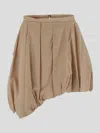 The Latest Skirt Woman In Beige