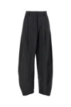 The Latest Tailored Wide Trousers With Pleats In Black