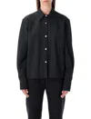 The Latest Black Long-sleeved Shirt With Classic Collar In Black